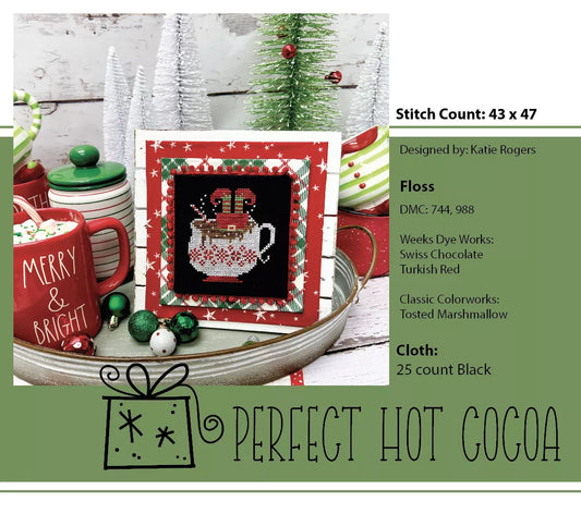 Perfect Hot Cocoa - Primrose Cottage Stitches, Needlecraft Patterns, Needlecraft Patterns, The Crafty Grimalkin - A Cross Stitch Store