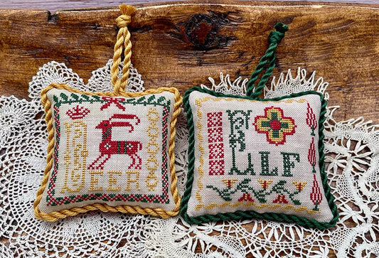 Vintage Christmas Alphabet 2 - Jan Hicks Creates - Cross Stitch Pattern, Needlecraft Patterns, The Crafty Grimalkin - A Cross Stitch Store