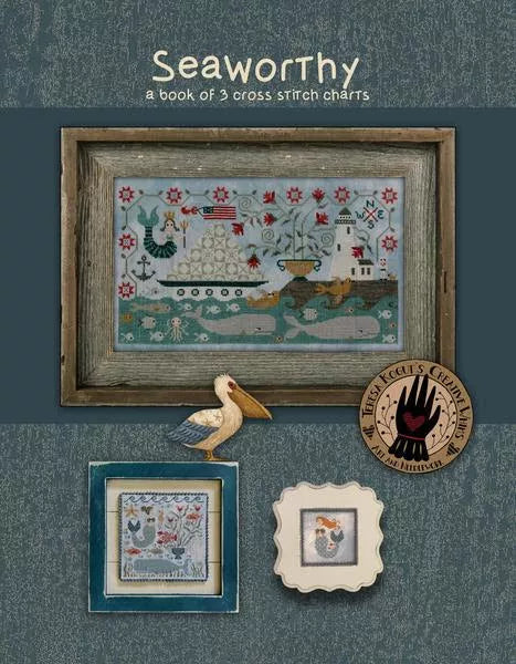 PRE-ORDER - Seaworthy Book - Teresa Kogut - Cross Stitch Pattern, Needlecraft Patterns, The Crafty Grimalkin - A Cross Stitch Store