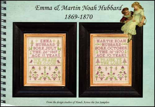 Emma and Martin Noah Hubbard - Hands Across the Sea - Cross Stitch Pattern, Needlecraft Patterns, Needlecraft Patterns, The Crafty Grimalkin - A Cross Stitch Store